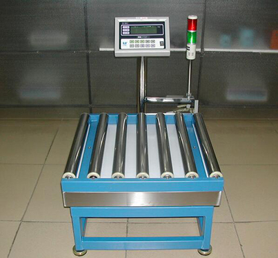 100公斤帶（dài）報警滾筒電子秤（chèng） 無動力輥道電子秤