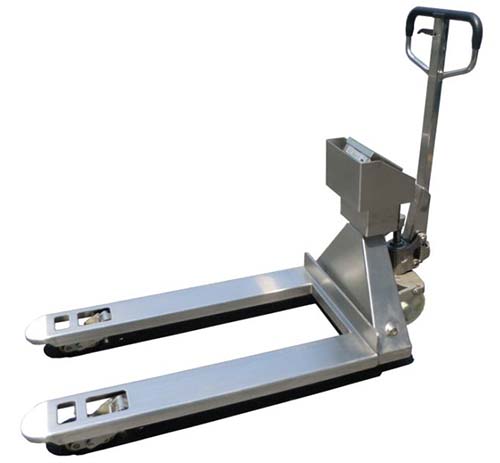 2.5噸不鏽鋼電子叉車秤搬（bān）運車