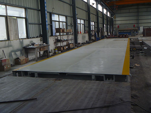 100噸3*16米出口式汽車衡報價（jià） 100噸汽車過磅秤配置