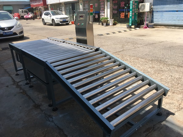 帶斜（xié）坡動力滾筒（tǒng）電子秤 滾軸電子秤