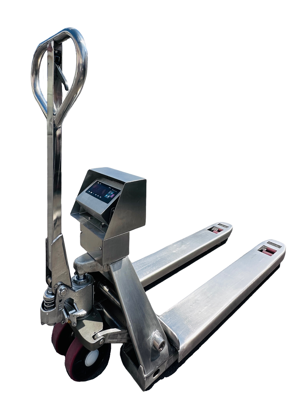1噸不鏽鋼電子秤（chèng）搬運車